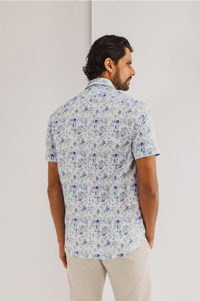 POPLIN OVERHEMD MET ALLOVER PRINT 264 15910 3111
